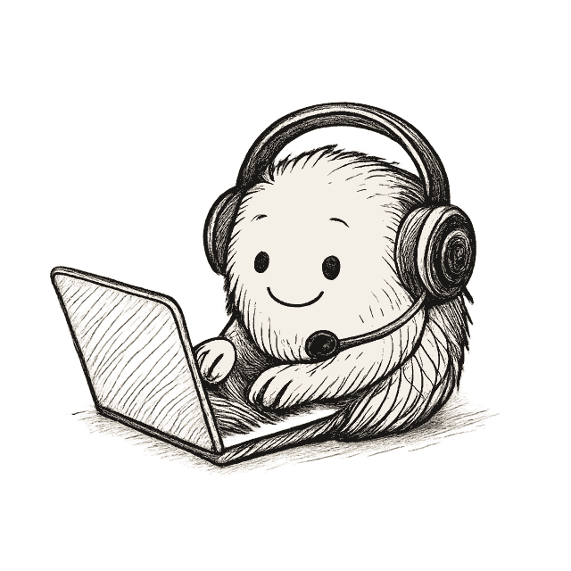 Murmel am Laptop